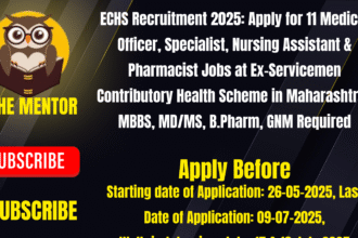 ECHS Recruitment 2025: Apply for 1 Driver Post at Ex-Servicemen Contributory Health Scheme in Maharashtra | 8th/10th Pass Govt Jobs for Ex-Servicemen | Salary Rs.19,700