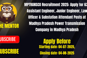 MPTRANSCO Recruitment 2025