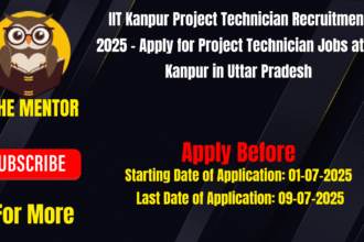 IIT Kanpur Project Technician