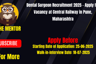 Dental Surgeon Recruitment