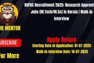 KUFOS Recruitment