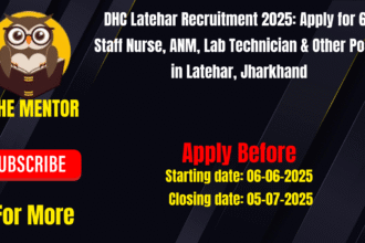DHC Latehar Recruitment
