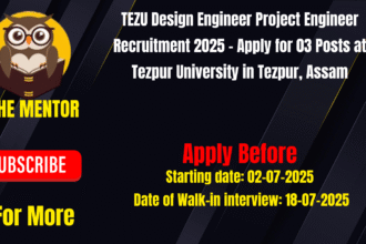 TEZU Design Engineer Project Engineer Recruitment