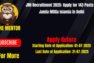 JMI Recruitment 2025