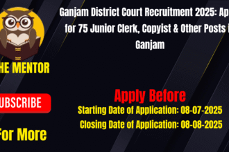 Kalahandi District Court Recruitment 2025