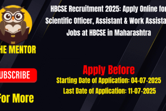 HBCSE Recruitment 2025