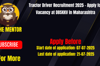 Tractor Driver Recruitment