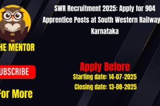 SWR Recruitment 2025