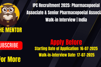 IPC Recruitment 2025