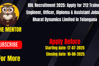 BDL Recruitment 2025