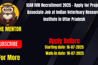 ICAR IVRI Recruitment