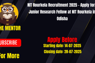 NIT Rourkela Recruitment