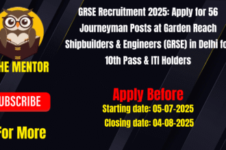 GRSE Recruitment 2025