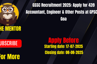 GSSC Recruitment 2025