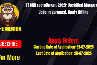 IIT BHU recruitment