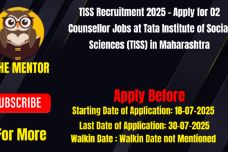 TISS Recruitment 2025