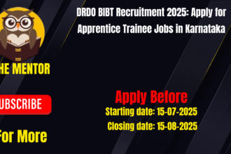DRDO BIBT Recruitment 2025