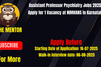 Assistant Professor Psychiatry