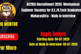 ACTREC Recruitment 2025