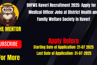 DHFWS Haveri Recruitment 2025