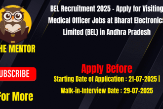 BEL Recruitment 2025