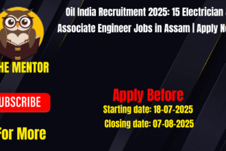 Oil India Recruitment 2025