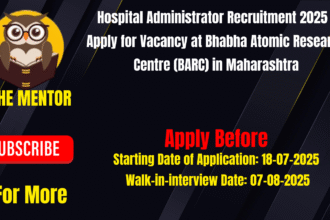 Bhabha Atomic Research Centre (BARC), Hospital Administrator, BARC Recruitment 2025, Hospital Administrator Job, Walk-in-interview, BARC Jobs, Medical Administrator, Healthcare Administrator, MBBS, Post-Graduation, BARC Notification 2025, Government Jobs India, Public Sector Jobs, Healthcare Management, BARC walk-in-interview for Hospital Administrator, apply for BARC Hospital Administrator post, BARC recruitment 2025 eligibility, Hospital Administrator jobs with MBBS and PG, government hospital administrator jobs India, Medical Administration, Hospital Operations, Patient Management, Clinical Administration, BARC Mumbai jobs, Hospital Administrator jobs in Mumbai, Government jobs in Maharashtra