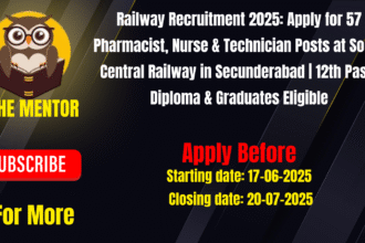 Ministry of Railways Recruitment 2025
