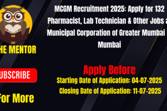 MCGM Recruitment 2025