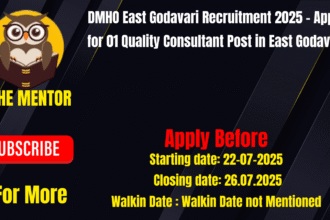 DMHO East Godavari Recruitment 2025