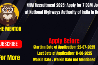 NHAI Recruitment 2025