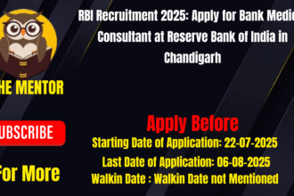 RBI Recruitment 2025