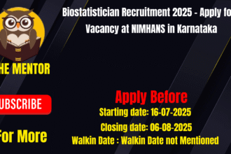 Biostatistician Recruitment 2025