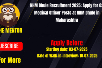 NHM Dhule Recruitment 2025