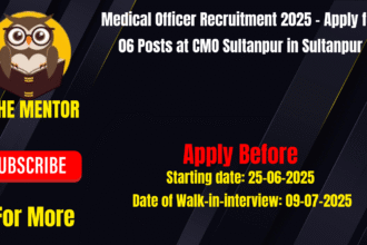 Medical Officer Recruitment 2025