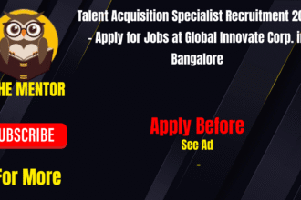 Talent Acquisition Specialist Recruitment 2025