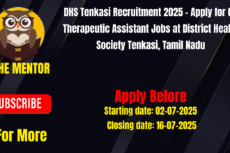 DHS Tenkasi Recruitment 2025