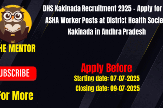 DHS Kakinada Recruitment 2025