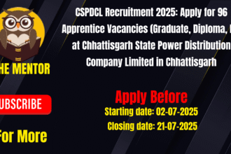 CSPDCL Recruitment 2025