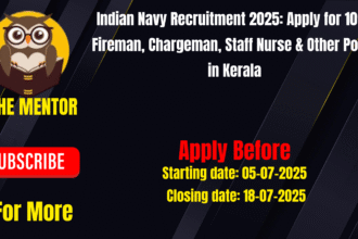Indian Navy Recruitment 2025