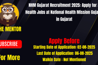 NHM Gujarat Recruitment 2025 Apply for 3 Health Jobs at National Health Mission Gujarat in Gujarat