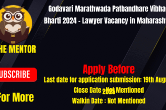 Godavari Marathwada Patbandhare Vibhag Bharti 2024 Lawyer Vacancy in Maharashtra